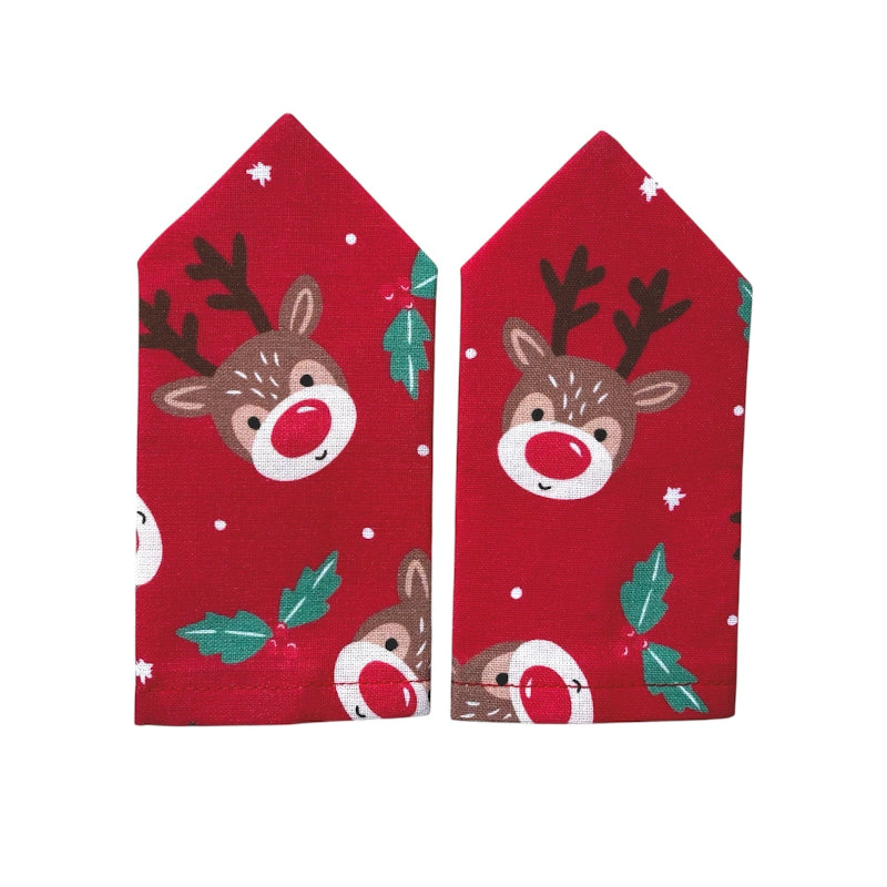 Red cute Reindeer Christmas Epaulettes