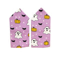 Purple ghosts and pumpkin Halloween epaulettes