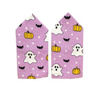 Purple ghosts and pumpkin Halloween epaulettes