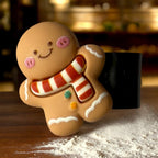 Gingerbread in flour charm for stethoscope