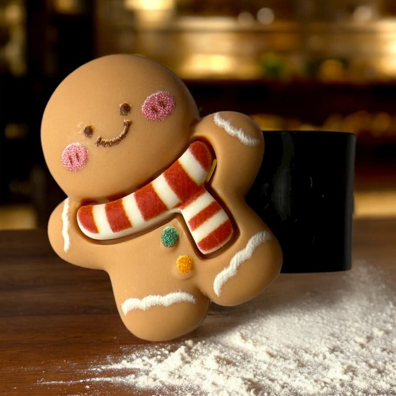 Gingerbread in flour charm for stethoscope