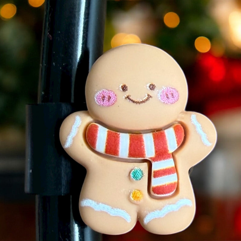 Gingerbread man Christmas Stethoscope Charm