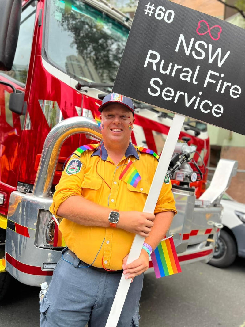Pride march epaulettes