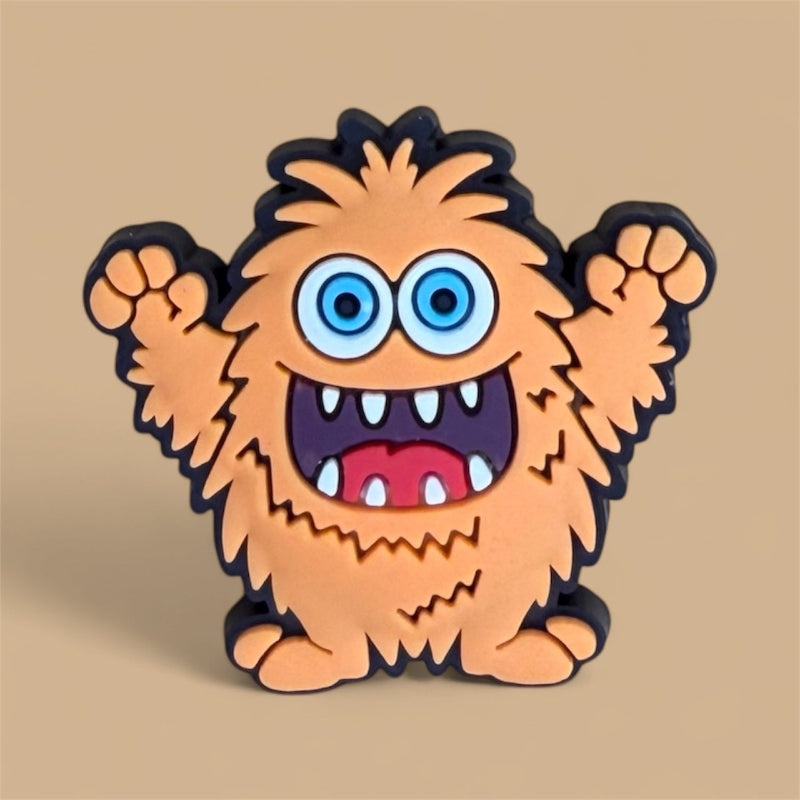 Orange monster stethocharm