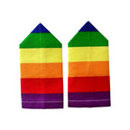 Pride stripe rainbow epaulettes by kate epaulettes