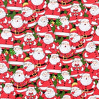 Santa standing fabric