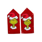 Christmas red grinch epaulettes