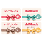 Range of shiftbud gift card values